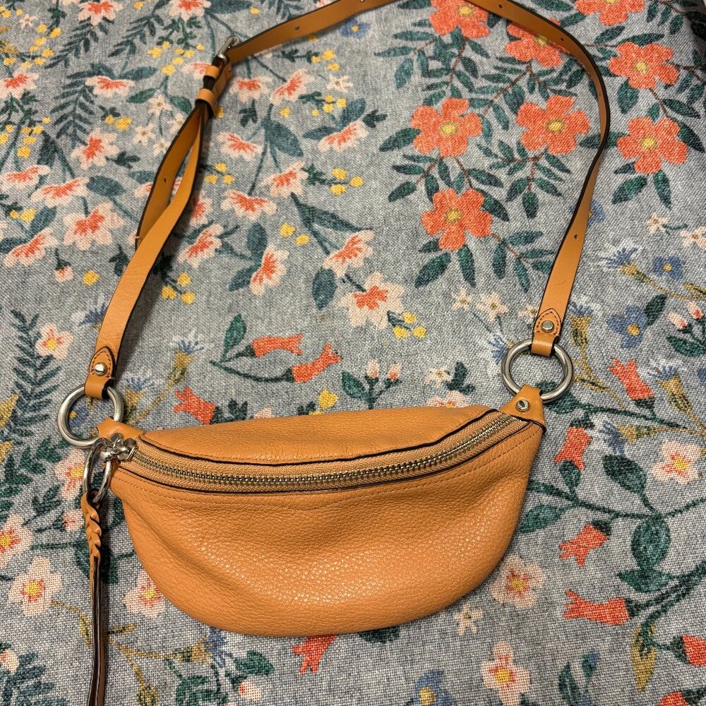 Rebecca Minkoff, Mini Bree Leather Belt Bag, Tan